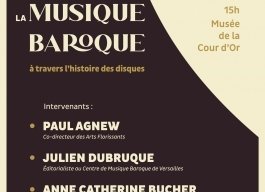Table ronde : La musique baroque à travers l'histoire des disques